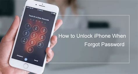 How do I unlock my Apple if I forgot my password?